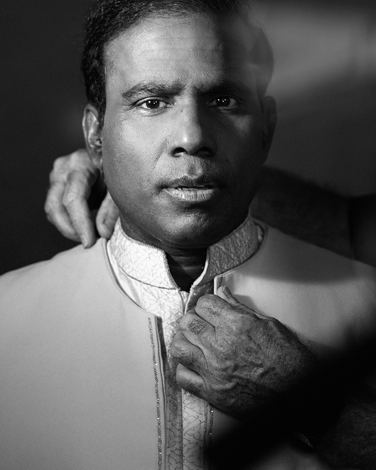 Portrait silhouette of Dr. K.A. Paul